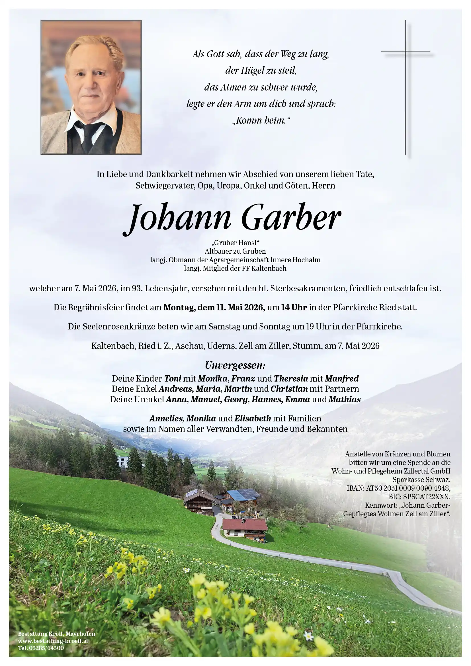 Parte von Johann Garber